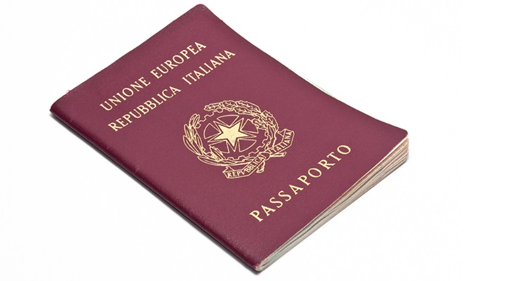 Immagine passaporto italiano